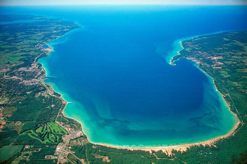 Aerial View of Petoskey Aerial View of Petoskey