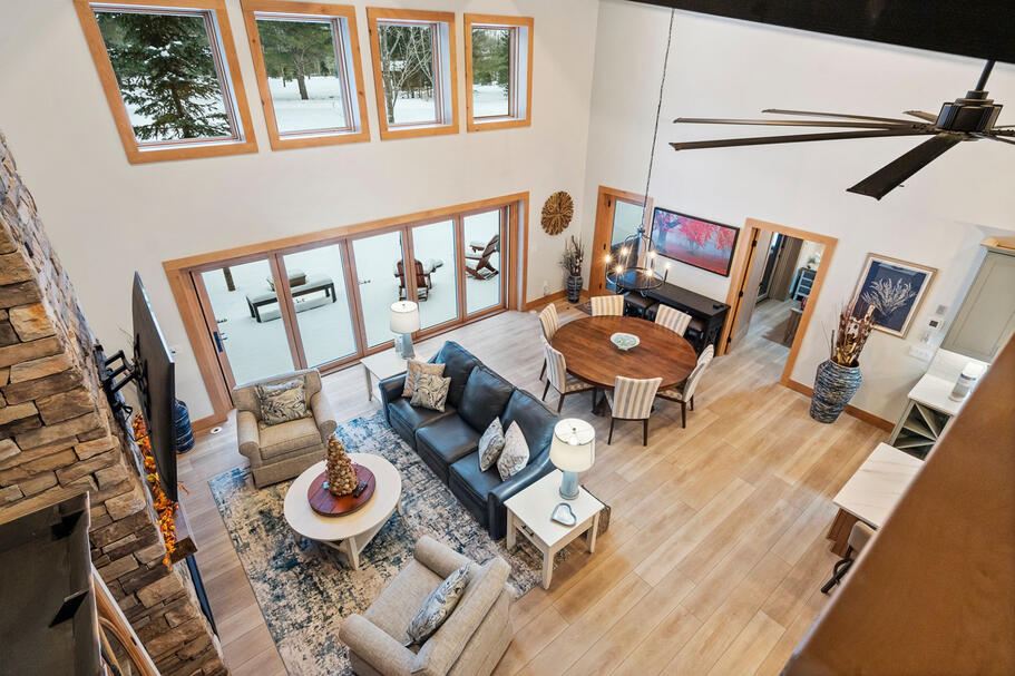 View from the living of the vacation rental